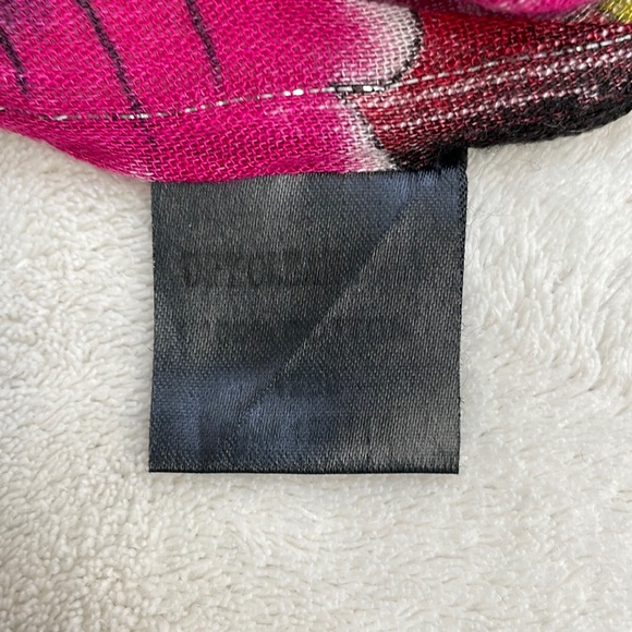 ED HARDY by Christian Audigier Cotton Scarf dragons floral gemstone - Picture 15 of 16